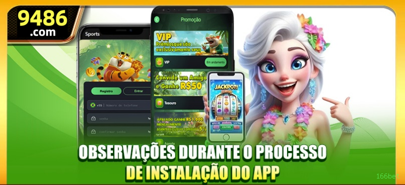 Configurações úteis dentro do app 166bet